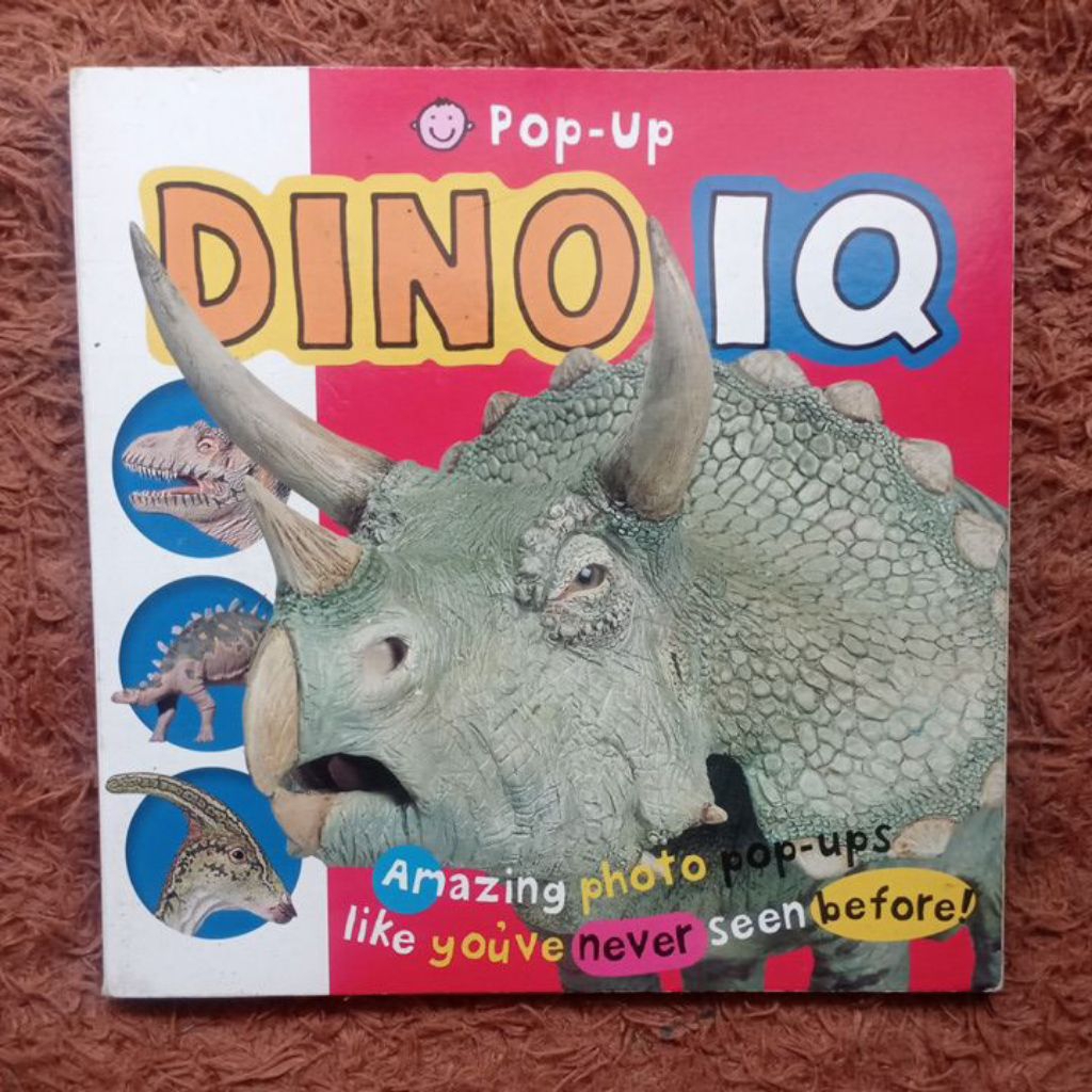 Buku Dino Pop Up Priddy books | Buku Pop Up Dino IQ