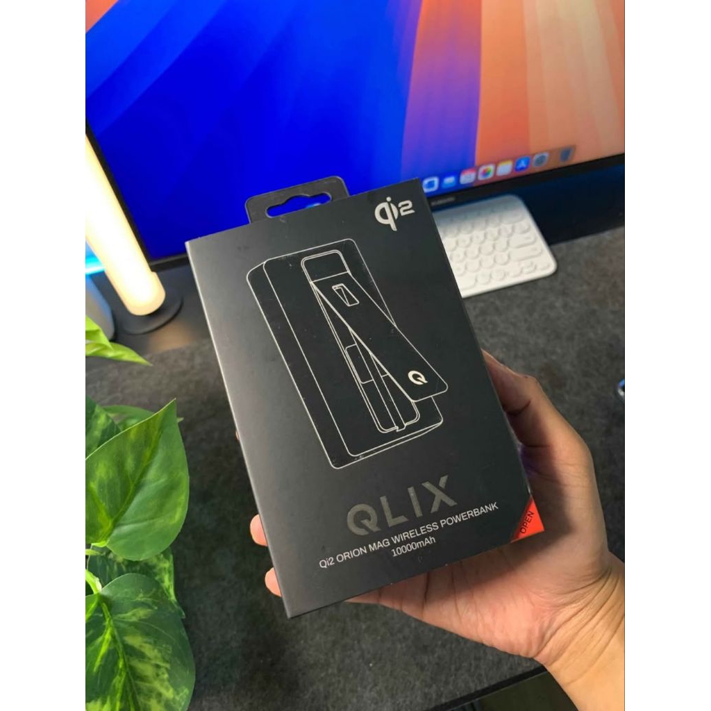 Qlix QX10 Wireless Magsafe Powerbank Qi2 MFI Original