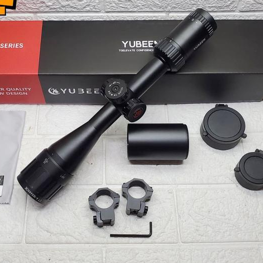 Yubeen Et 4-16X44Aoeg Scope Tahan Getar Import Terbaru