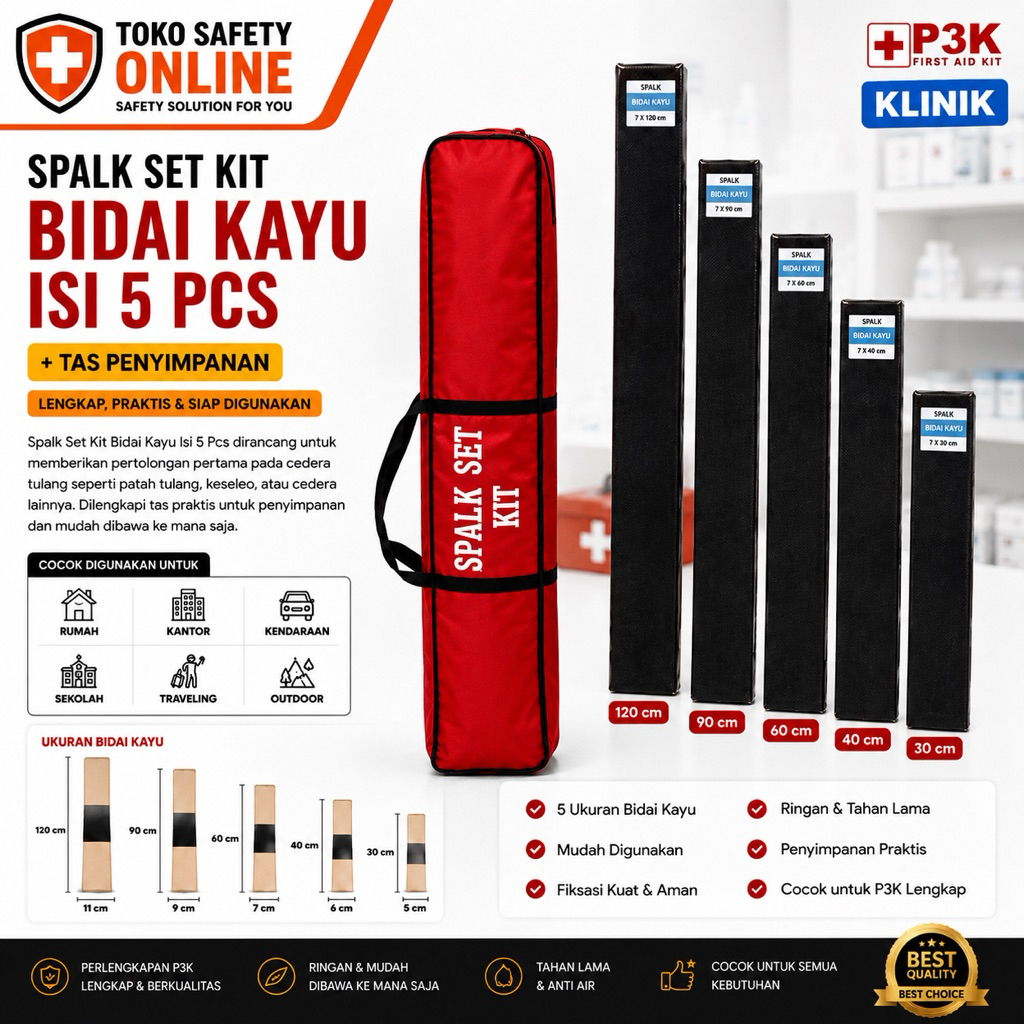 Bidai Kayu Full Set Dengan Mitela - Spalk Bidai Kayu 1 Set + Mitela - Spalk Bidai Kayu 1 Set