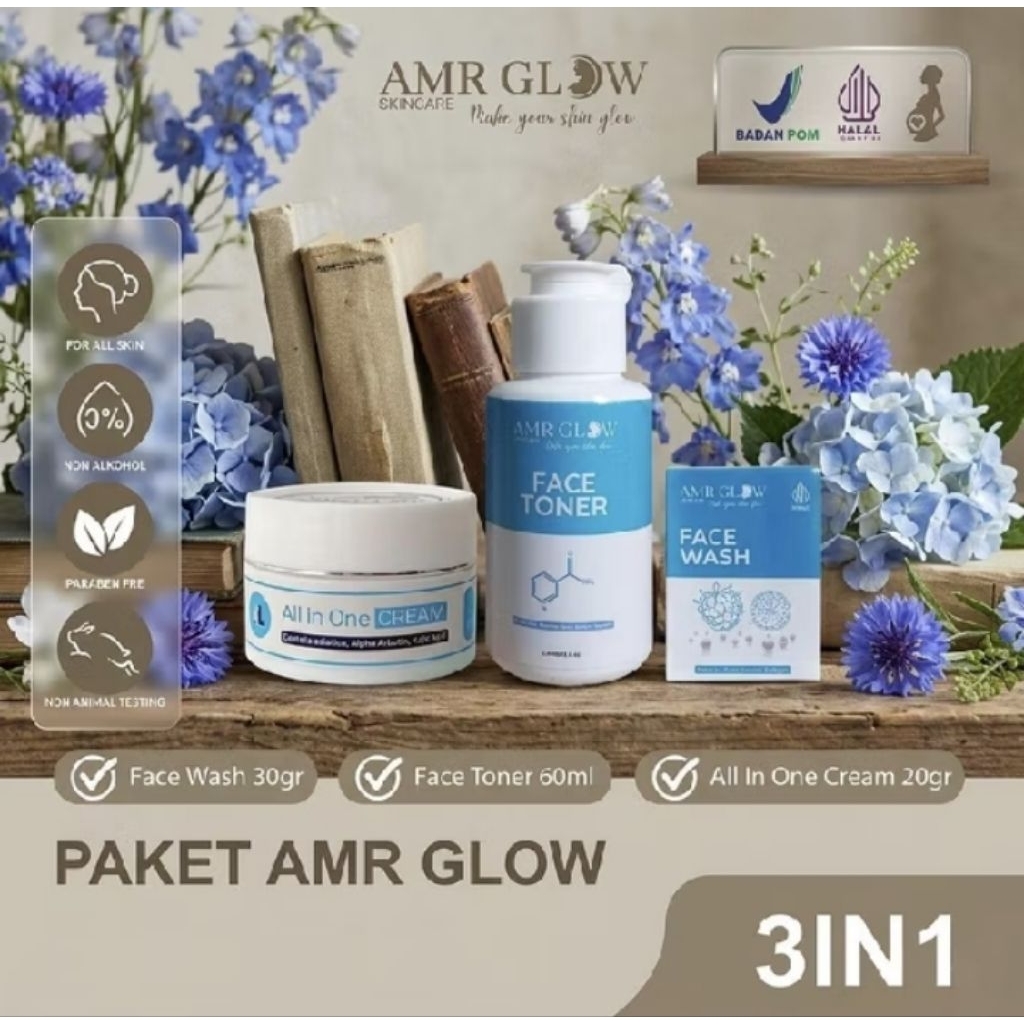 1 Paket AMR GLOW Skincare