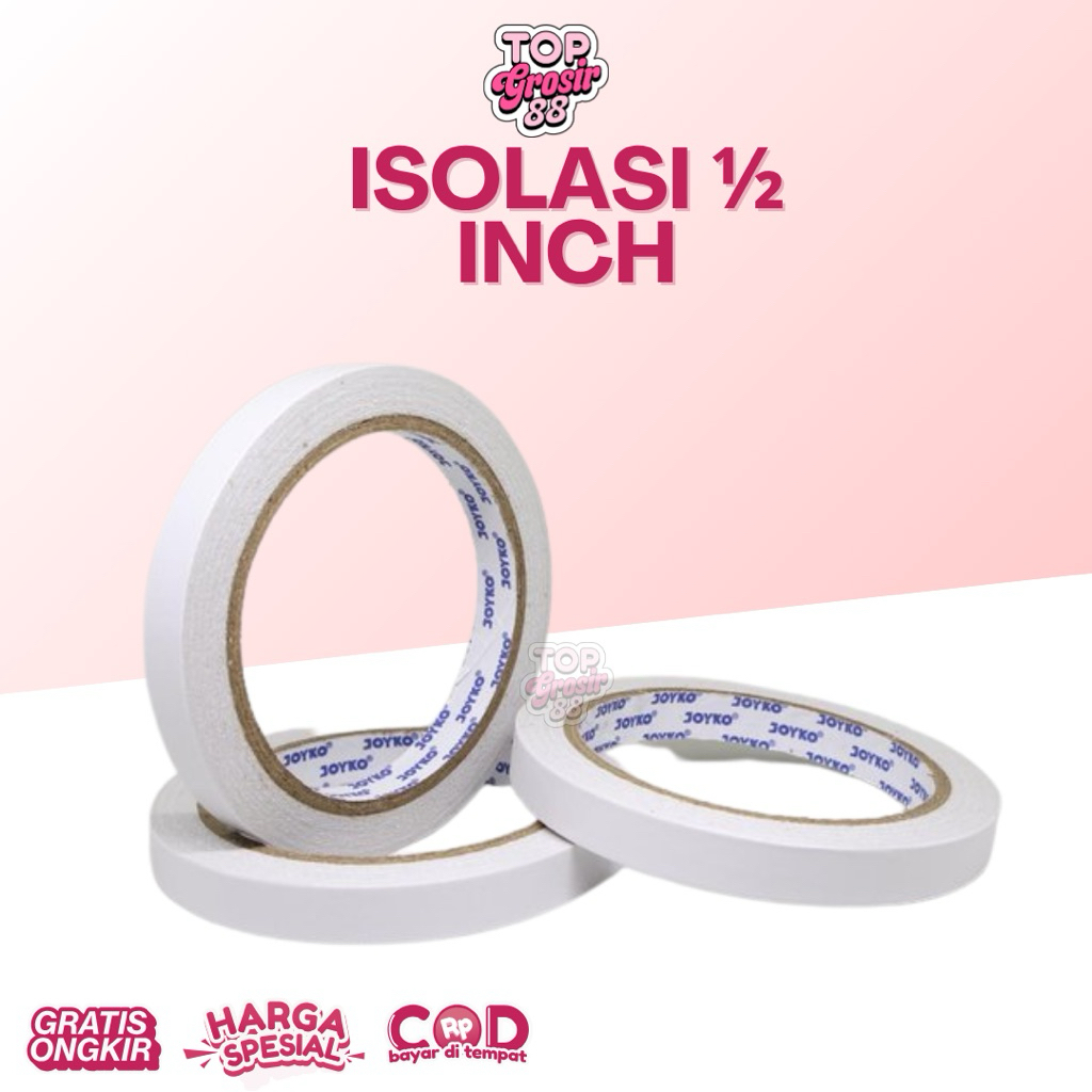 Isolasi Bening 1/2”/ Isolasi Bening 1”