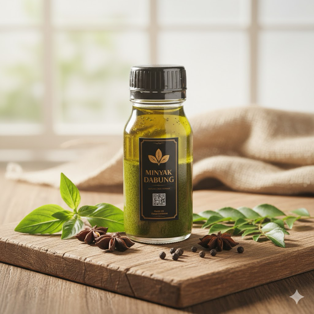 Minyak Dabung Herbal Asli Daun Pijat Urut Oles Papua