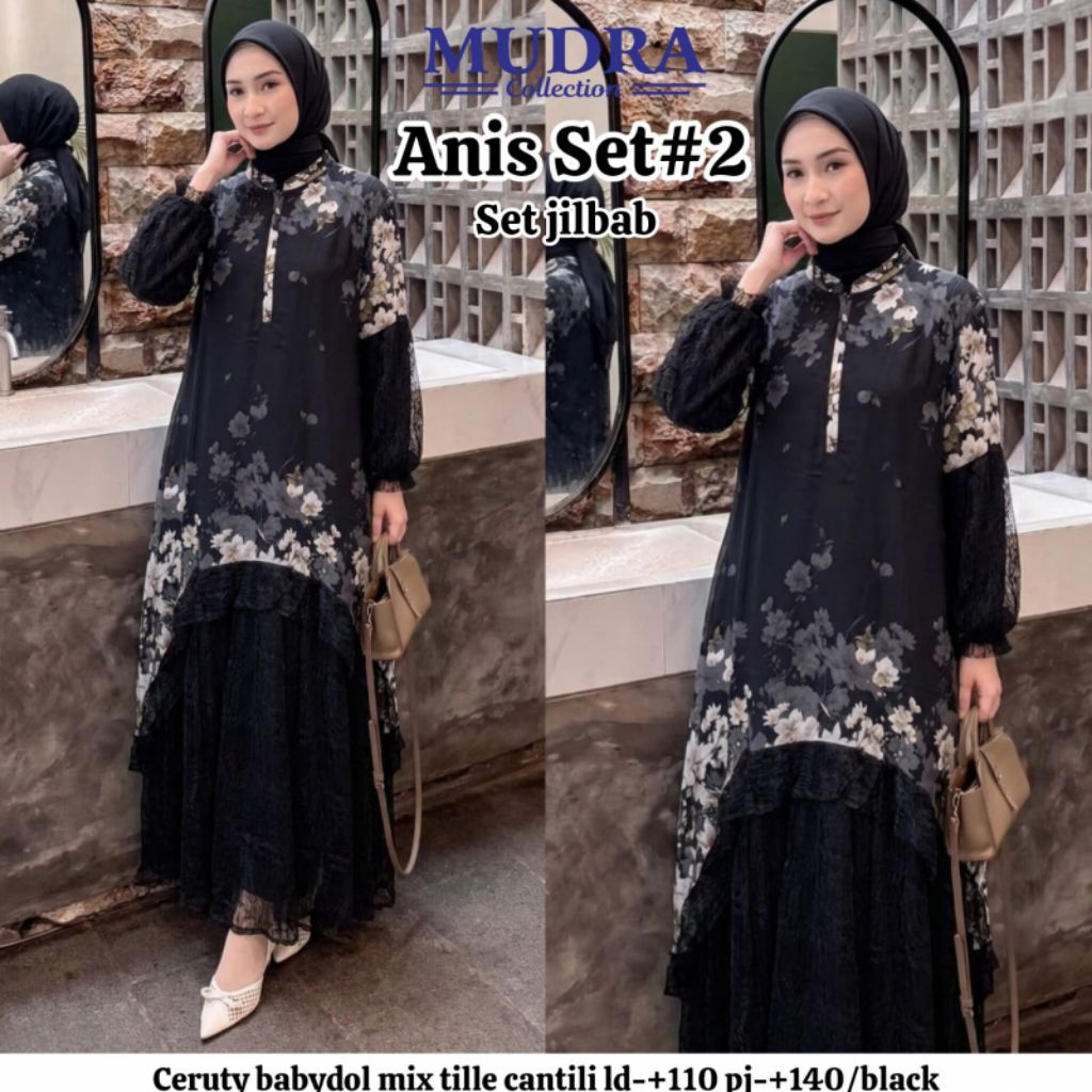 Gamis Mudra Collection / Gamis Terbaru / Gamis Wanita / Gamis Premium / Sanria / Anis / Mudra Hijab