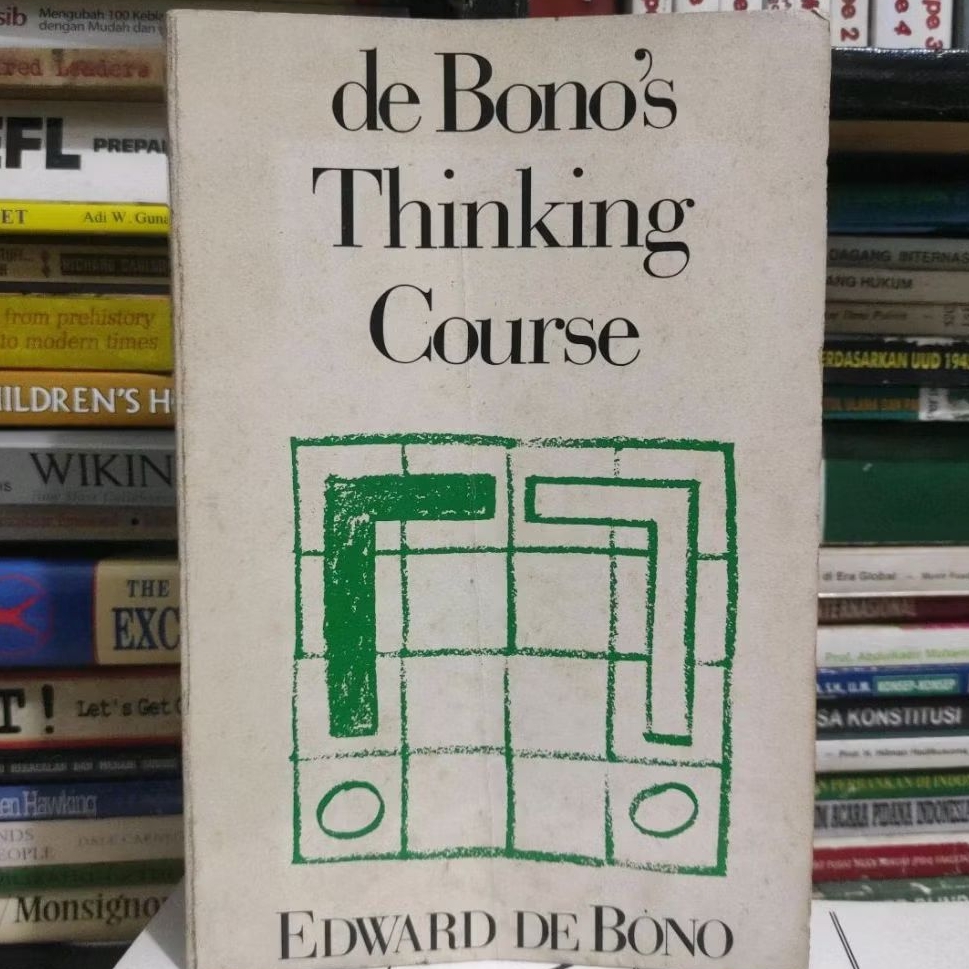 De bono's thinking course by edward de bono buku bekas ORIGINAL
