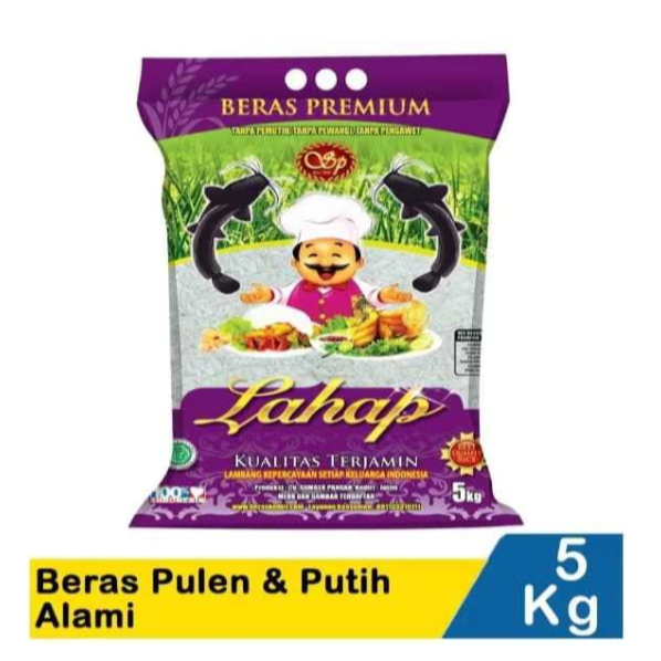 BERAS LAHAP/LAHAP LELE 5KG BERAS PREMIUM 5KG