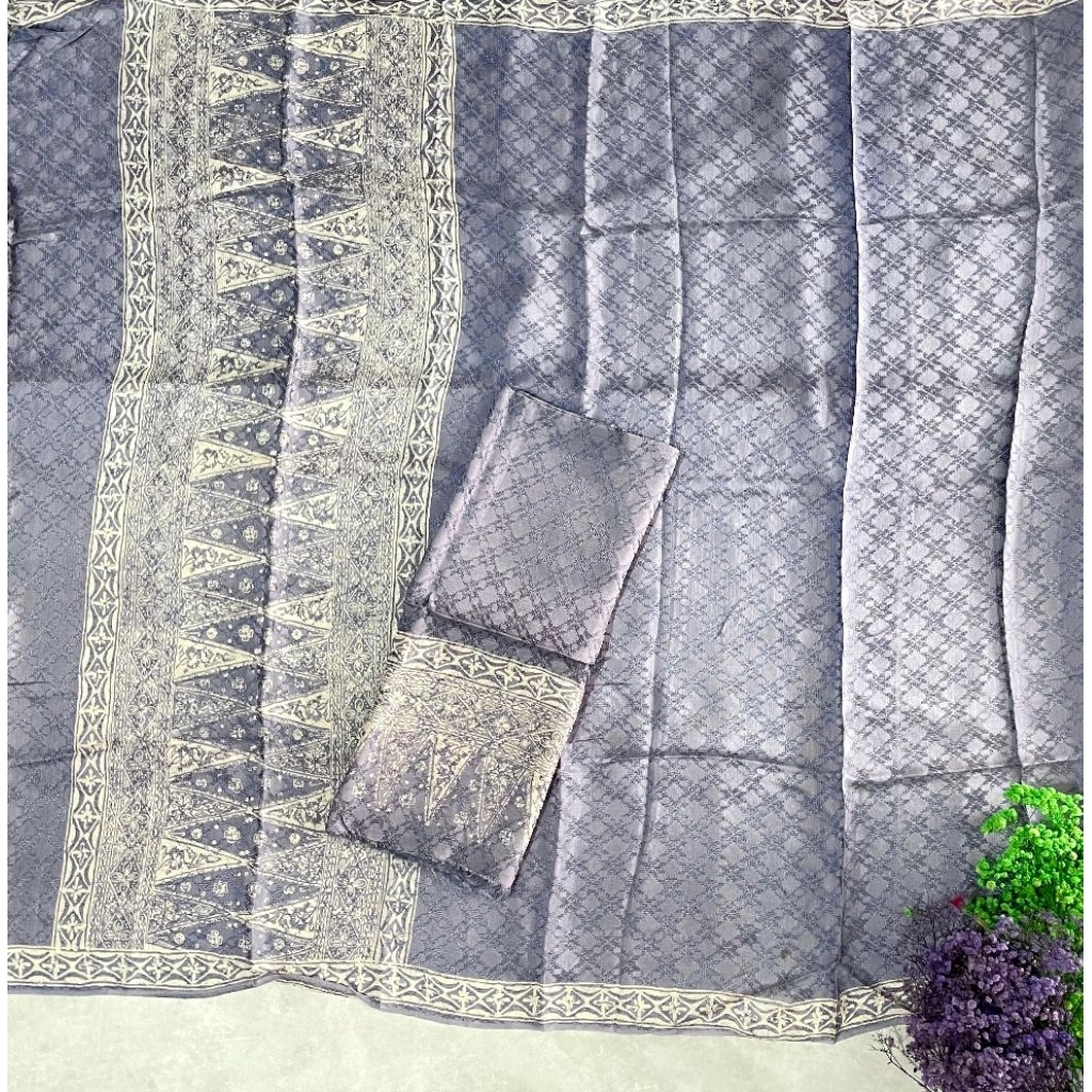kain batik viscose fiskos Jupri kosongan setelan sarung dan selendang slendang khas Cirebon