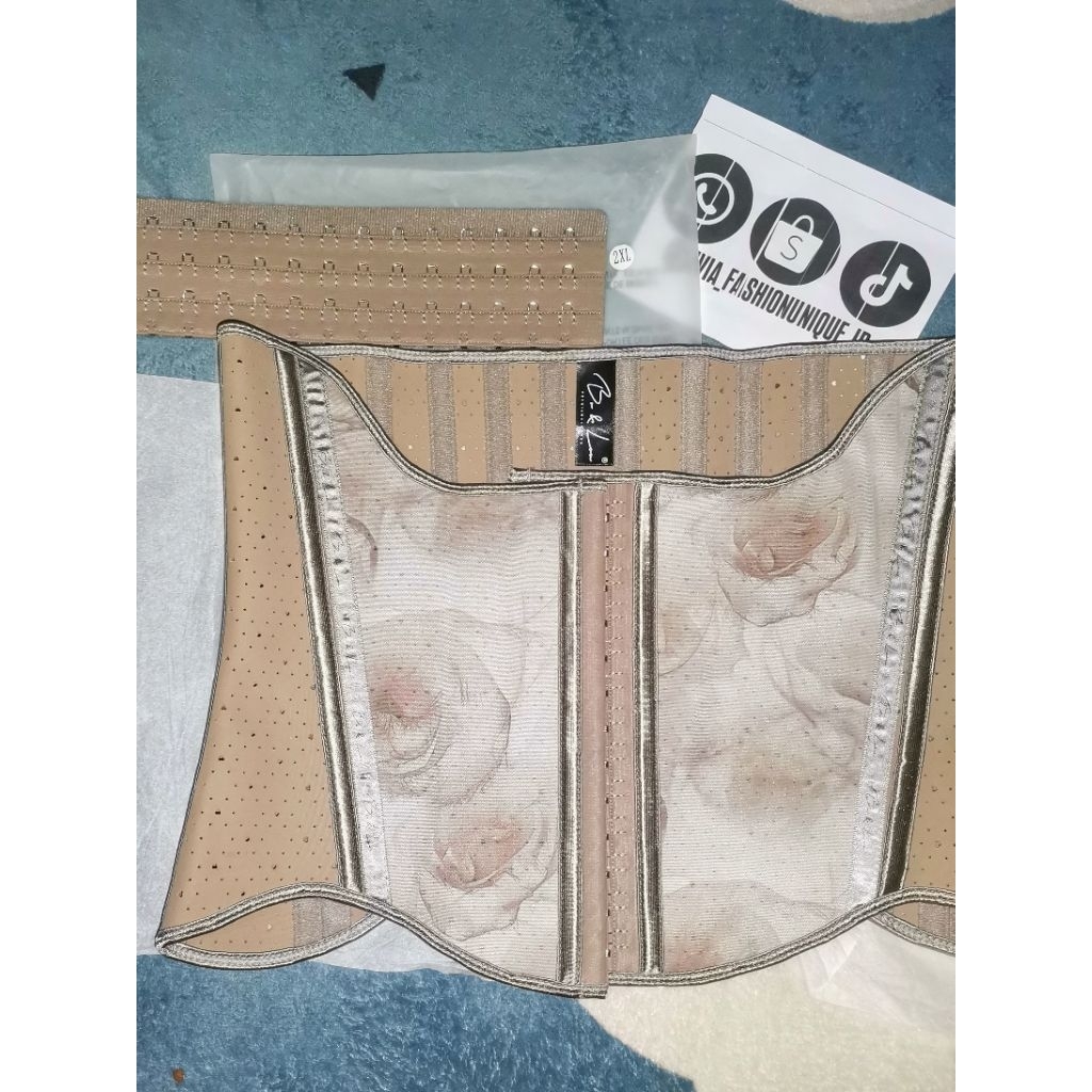 KORSET CIKOR BLOOMY PETALYN CHARCOAL Size 2XL Torso 30CM + EXTENDER