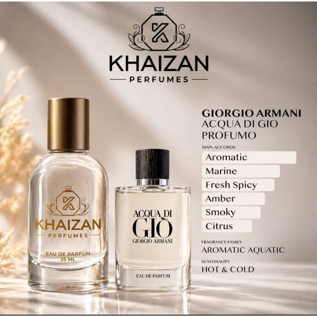 Inspired Parfum - The Ultimate Masculine Scent by Acqua di Gio Profumo - By Khaizan Perfumes 35