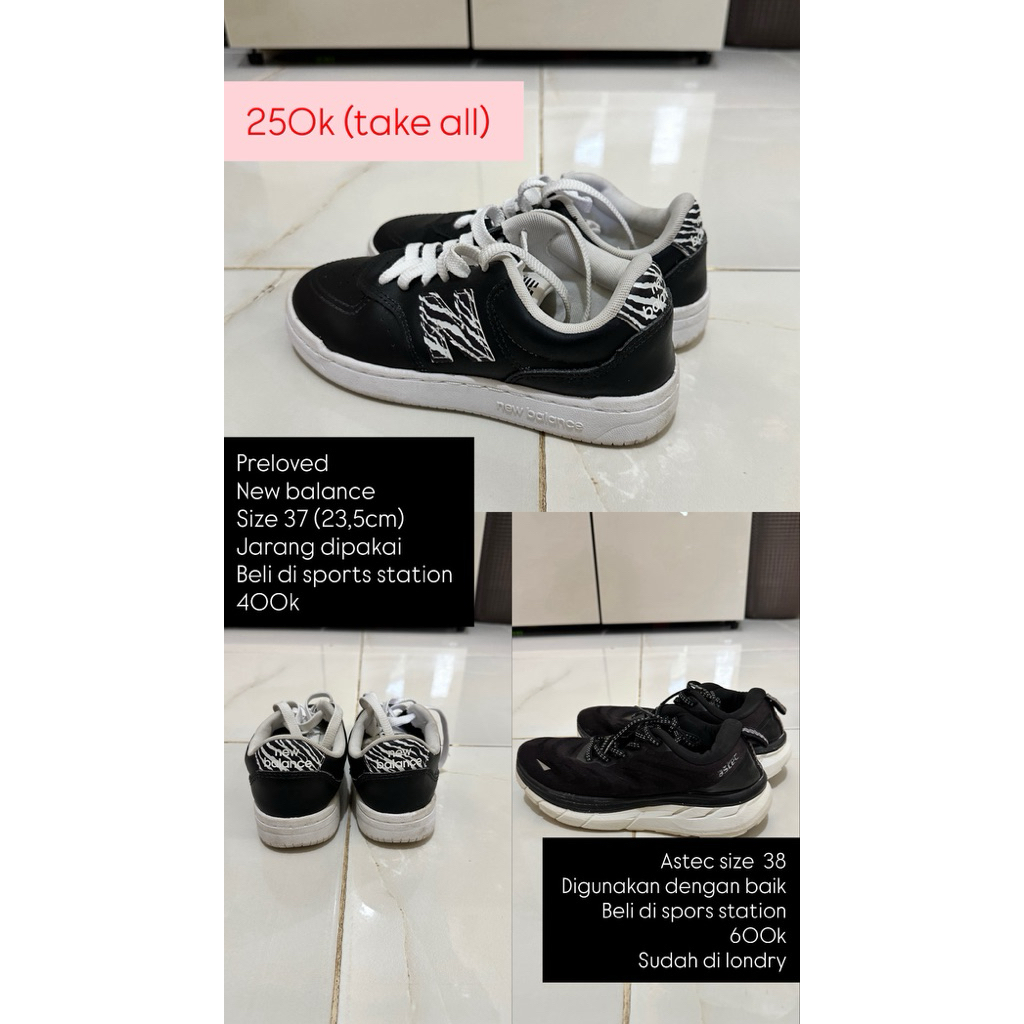sepatu new balance anak preloved original