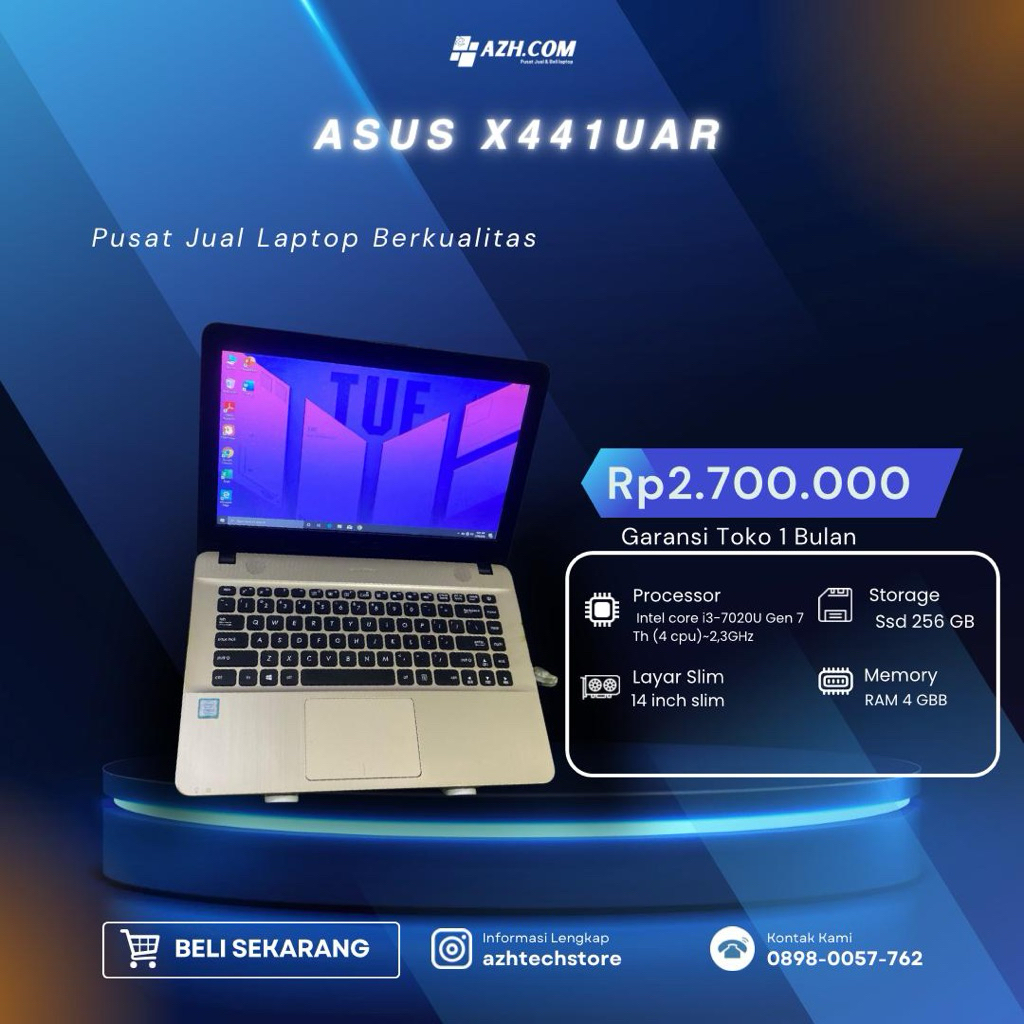 Azhtechstore - ASUS X441UAR