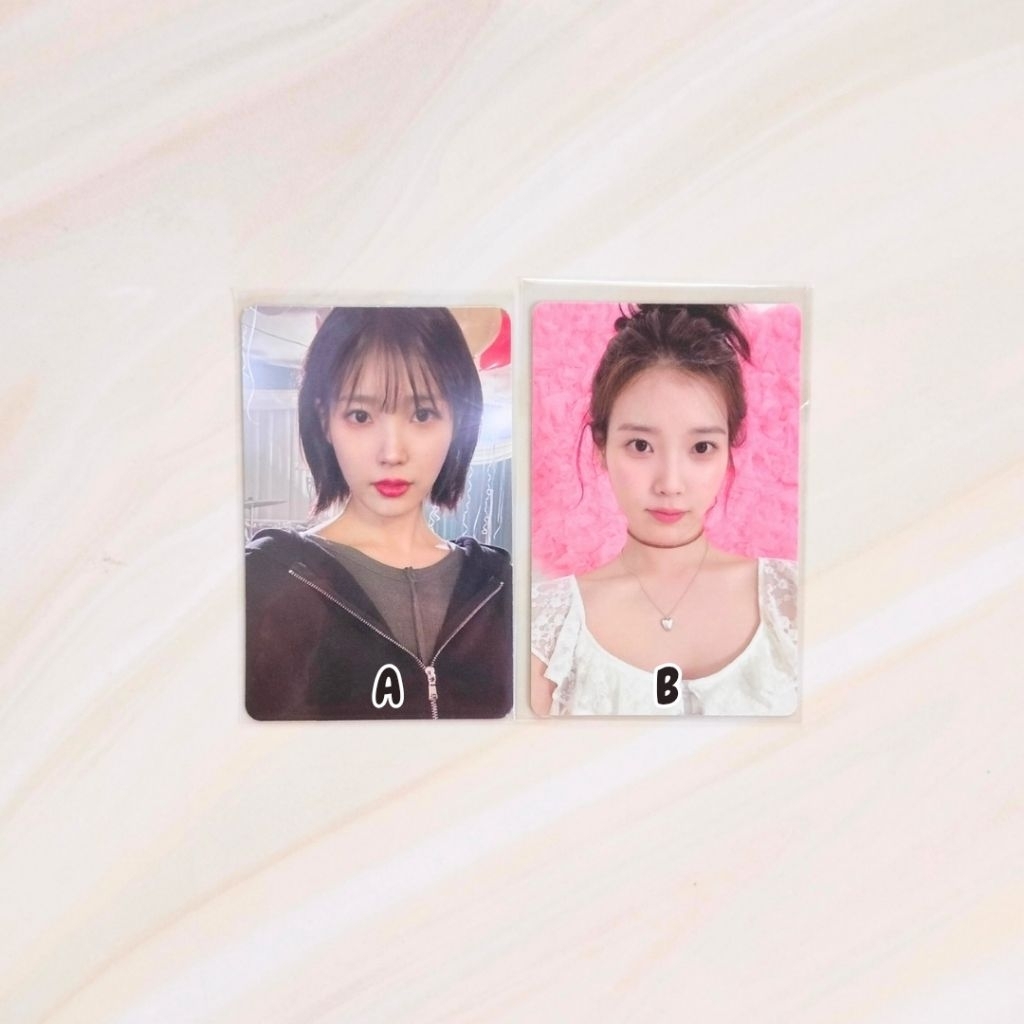 IU Photocard Official Album Uaena 8th gen fan kit fankit The winning colgate a flower bookmark sg26 