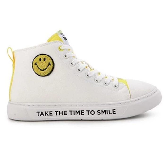 PSPGN.CO | original branded obermain x smiley veera smile oe40024 sepatu wanita sneakers lace up
