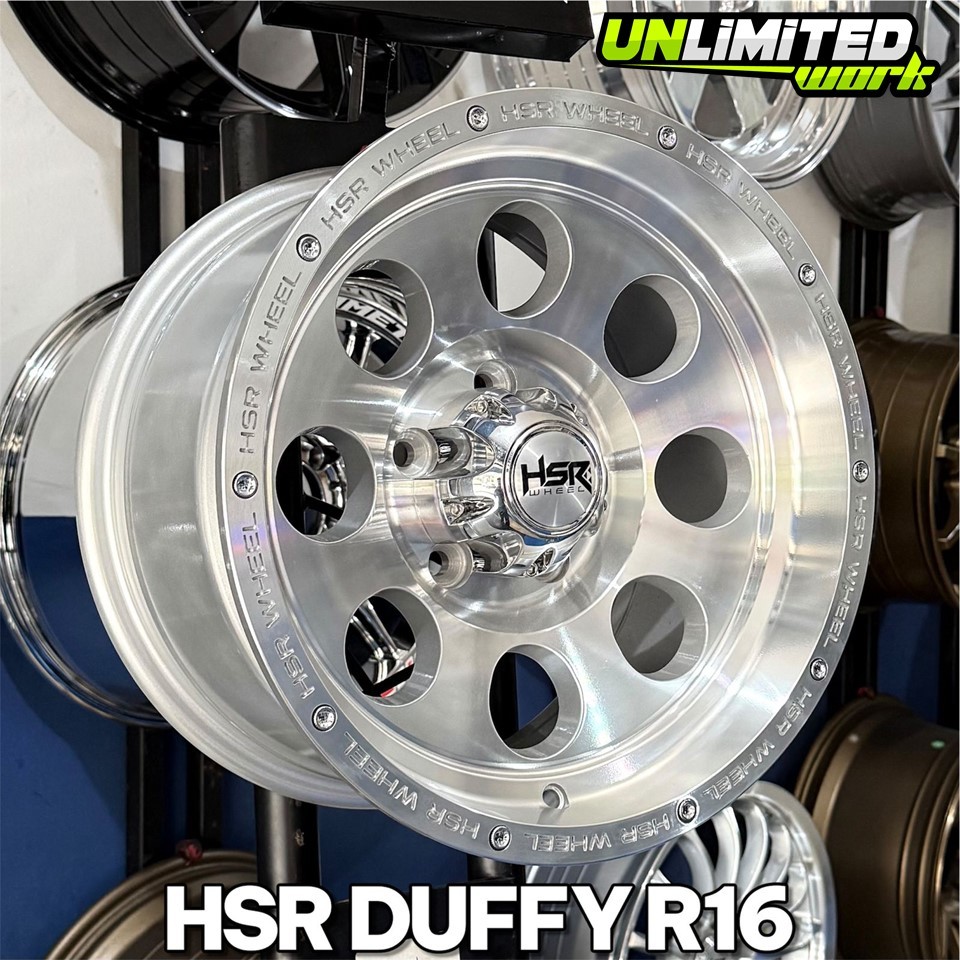 Velg Model Mickey Thompson R16 HSR DUFFY PCD 5X139,7 Velg Mobil Jimny Katana Feroza Taft Escudo