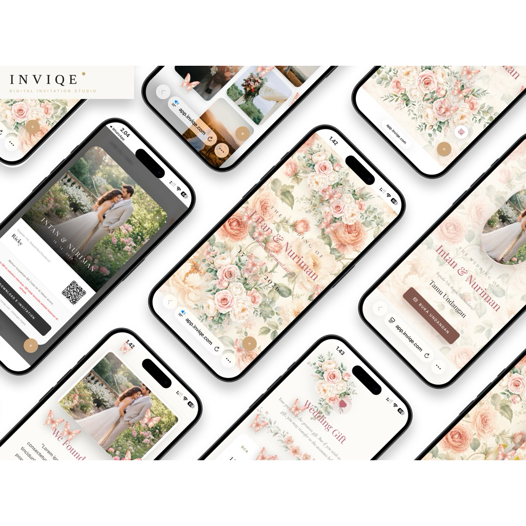 Undangan Digital Online Premium | E-Invitation Website | Wedding Pernikahan  | Ulang Tahun