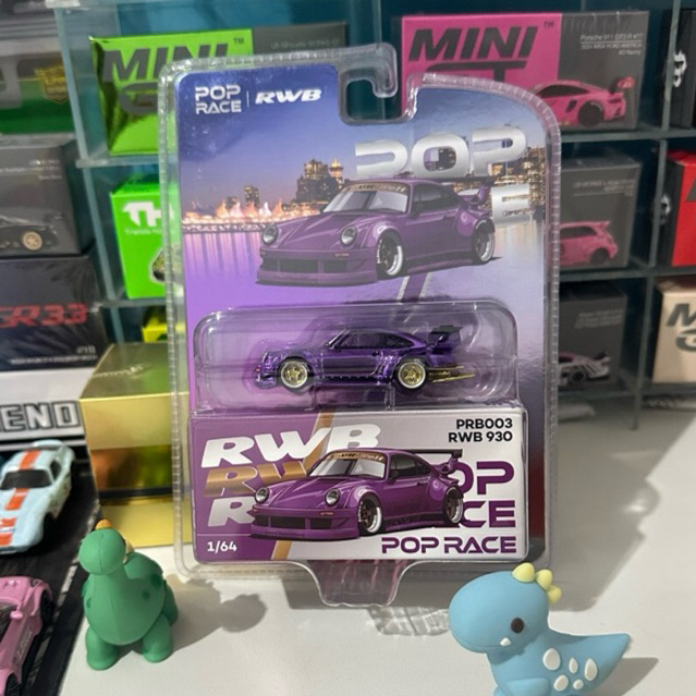 POP RACE Porsche RWB 930 Ungu Metalic