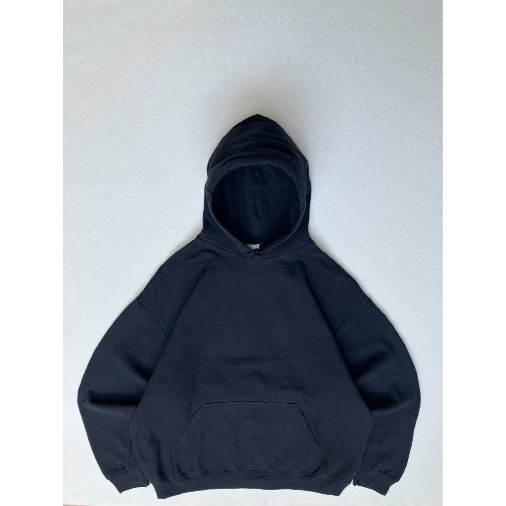 Gildan Heavy Faded Black Blank Hoodie / CC380