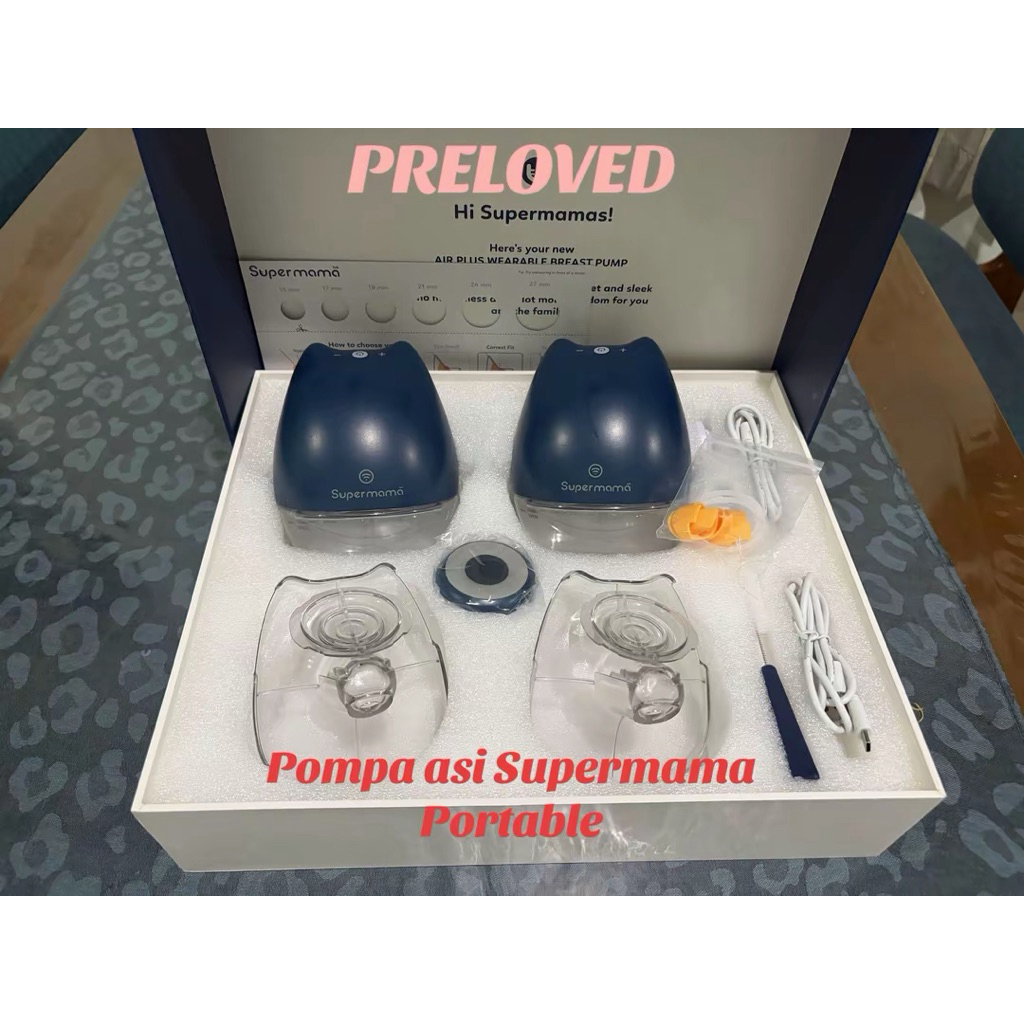 Pompa asi Supermama portable preloved