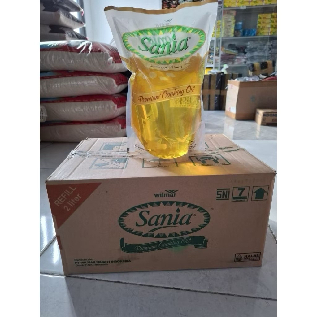 1 Dus Minyak Goreng Sania isi per Dus 6 x 2 Liter