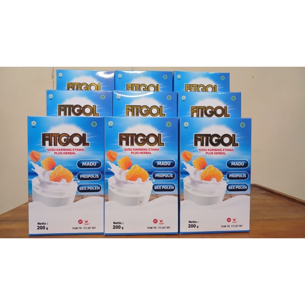 Fitgol Susu Kambing Etawa Plus Herbal Madu Propolis Bee Polen