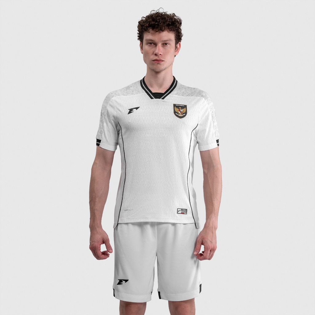 Erspo Timnas 2025 Jersey Player Issue Away SS Men White Grey Black