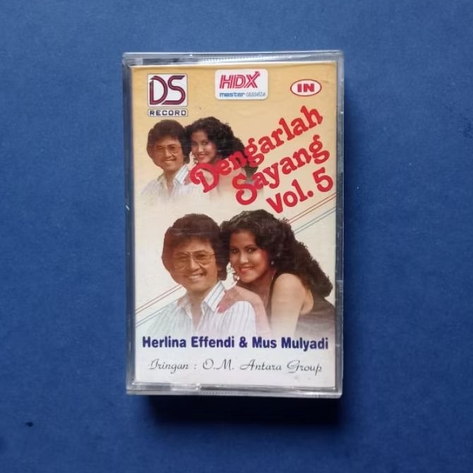 Kaset Pita Herlina Effendy & Mus Mulyadi Album Dengarlah Sayang Prod DS Records