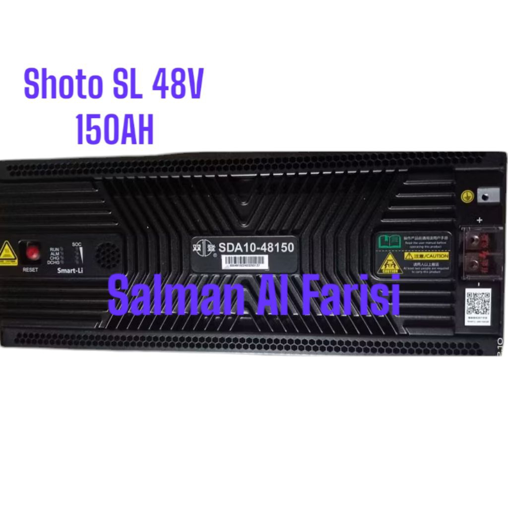 Khusus Luar Pulau Shoto Smard Li 48v 50Ah 100Ah 150Ah Cell Tahun 2025 Like New