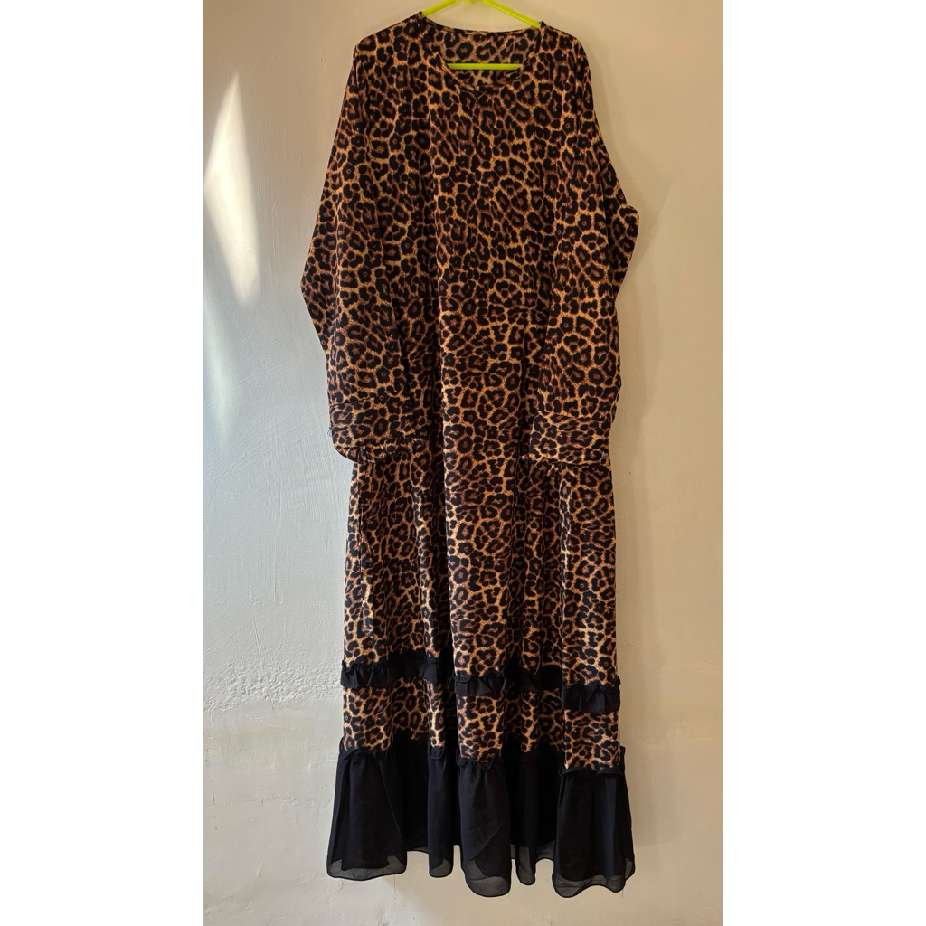 Prelove pribadi Gamis Set Motif macan