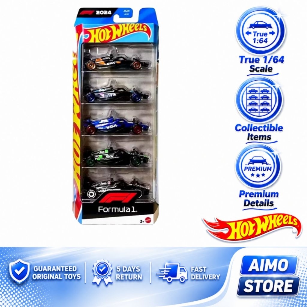 Hot Wheels 5-Pack Team F1 Edition