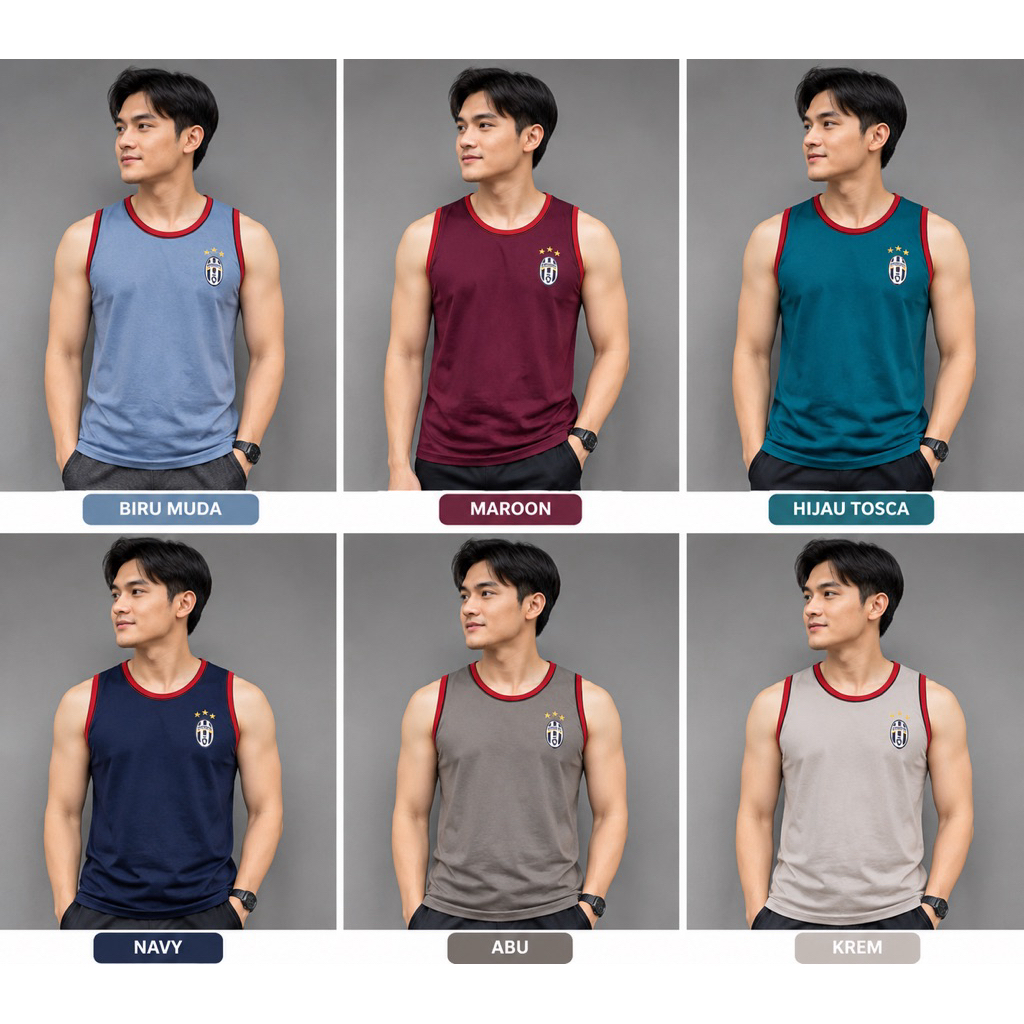 Singlet pria / singlet santai / baju kaos dalam / dalaman pria