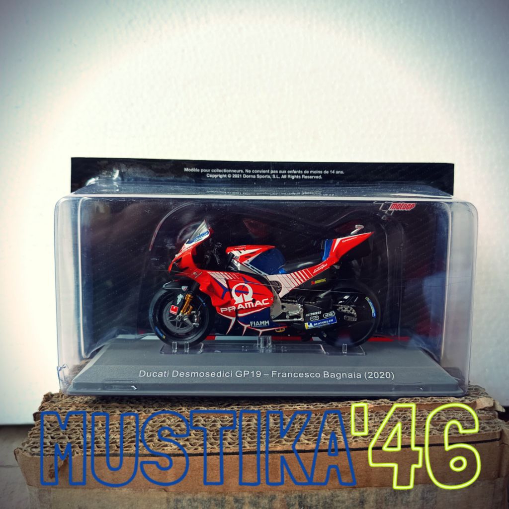 Diecast motogp ducati Pecco Bagnaia altaya