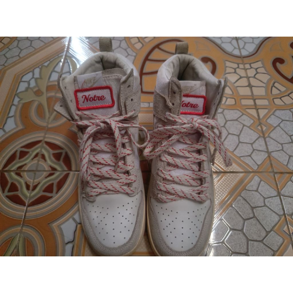 Sepatu Nike Dunk High Notre Light Orewood Brown 41 [Second]
