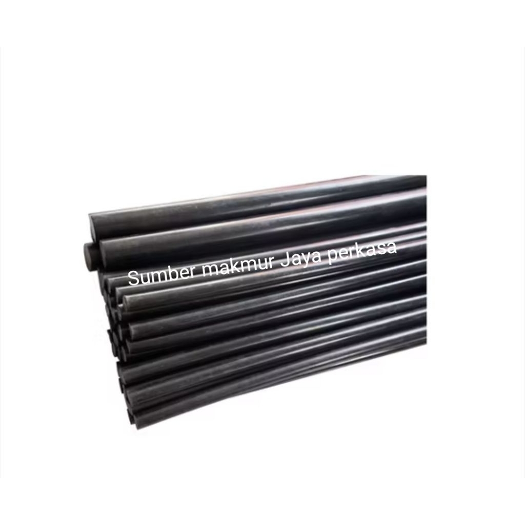 Nylon hitam batangan 100mm x 100cm / nylon hitam batangan