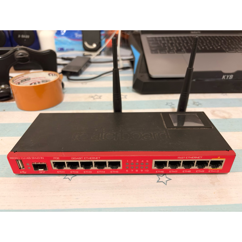 Router Mikrotik RB2011UiAS-2HnD-IN BEKAS