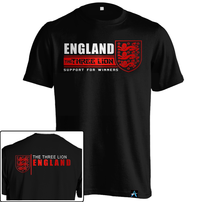 Kaos Timnas Inggris YL-083 Baju Supporter The Three Lion England Combed Premium 24s