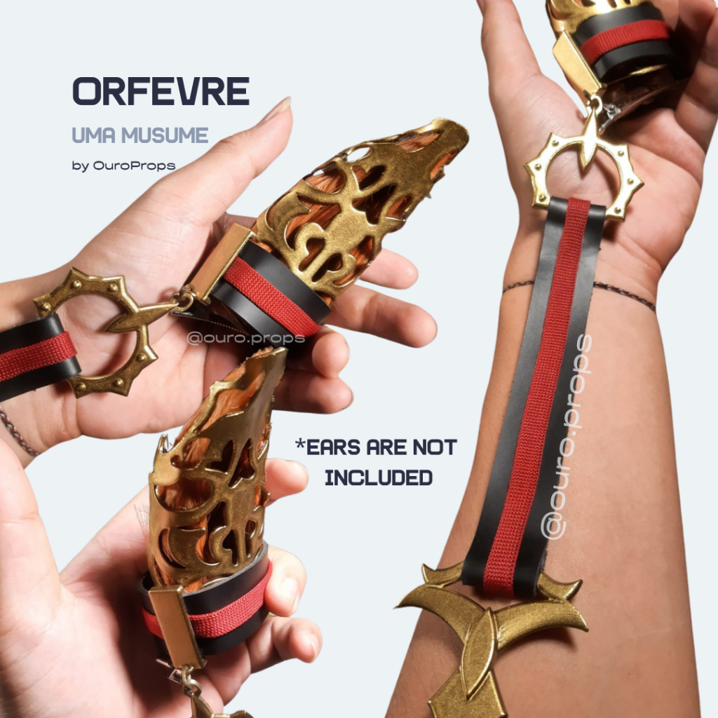 Orfevre Ear Accessories Uma Musume Cosplay 3D Print High Quality (Custom Order)