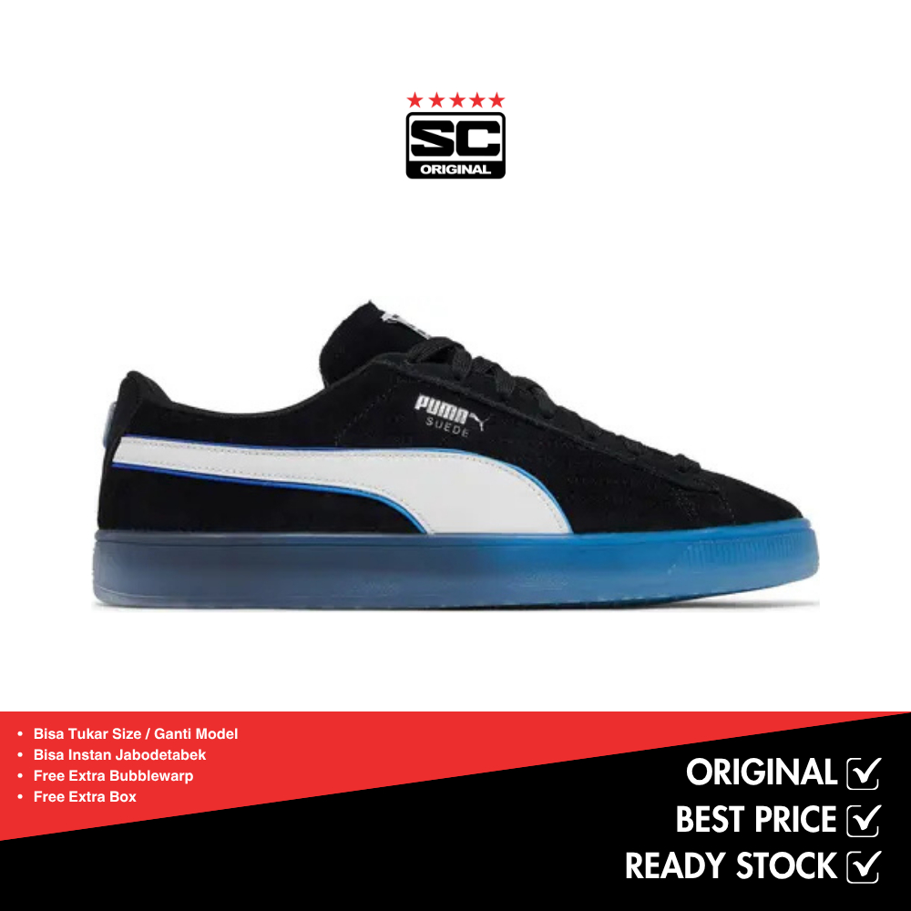 Puma x Playstation Suede Black Glacial Grey - 100% Original