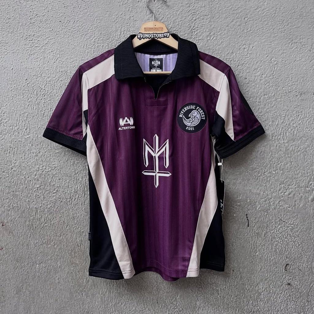 jersey third MATERNAL x RIVERSIDE FOREST burgundy , cream