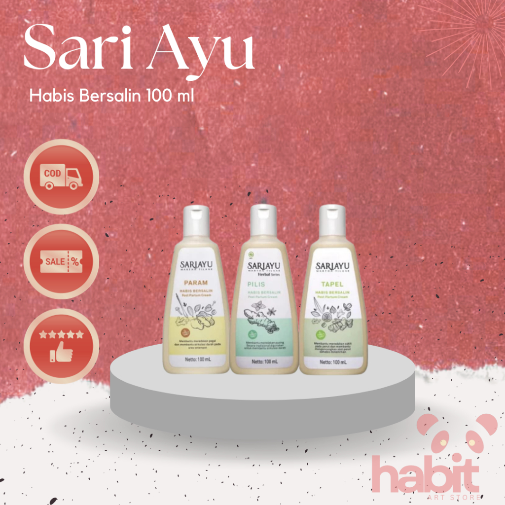 Sari Ayu Habis Bersalin 100 ml | Tapel | Parem | Pilis