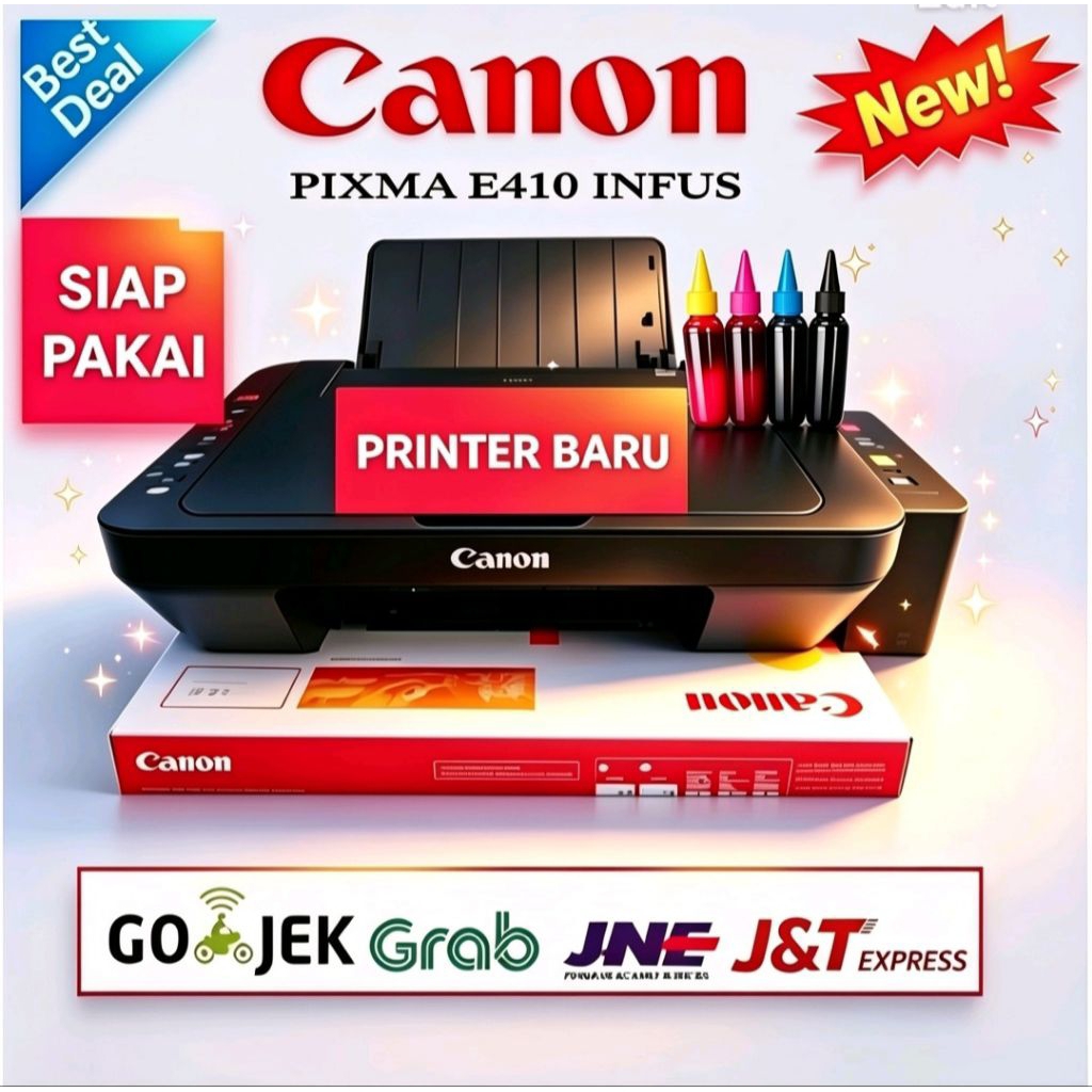 Printer canon infus exclusiv print scan foto copy  mg2570s full tinta cetak foto color