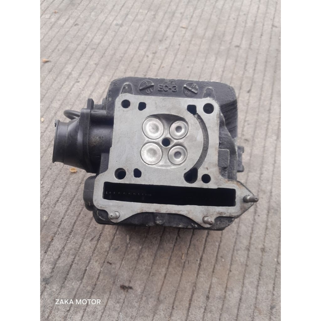 Silinder Head/Boring Head/Kop Full Isi Satria Fu Karbu Original
