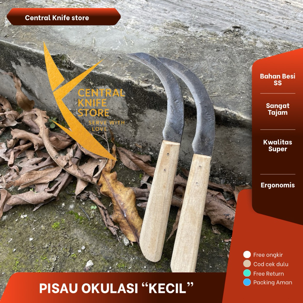PISAU UNTUK SISIR PISANG BENTUK SEPERTI KUKU ELANG
