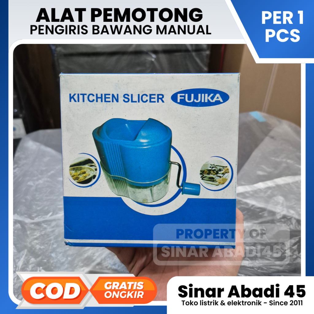 Alat Pemotong Pengiris Bawang Merah Putih Manual Fujika Kitchen Slicer Vegetable Cutter Slicer Serba