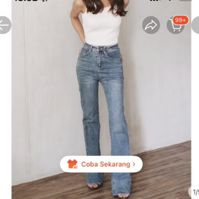 ANAIN AQUA JEANS preloved