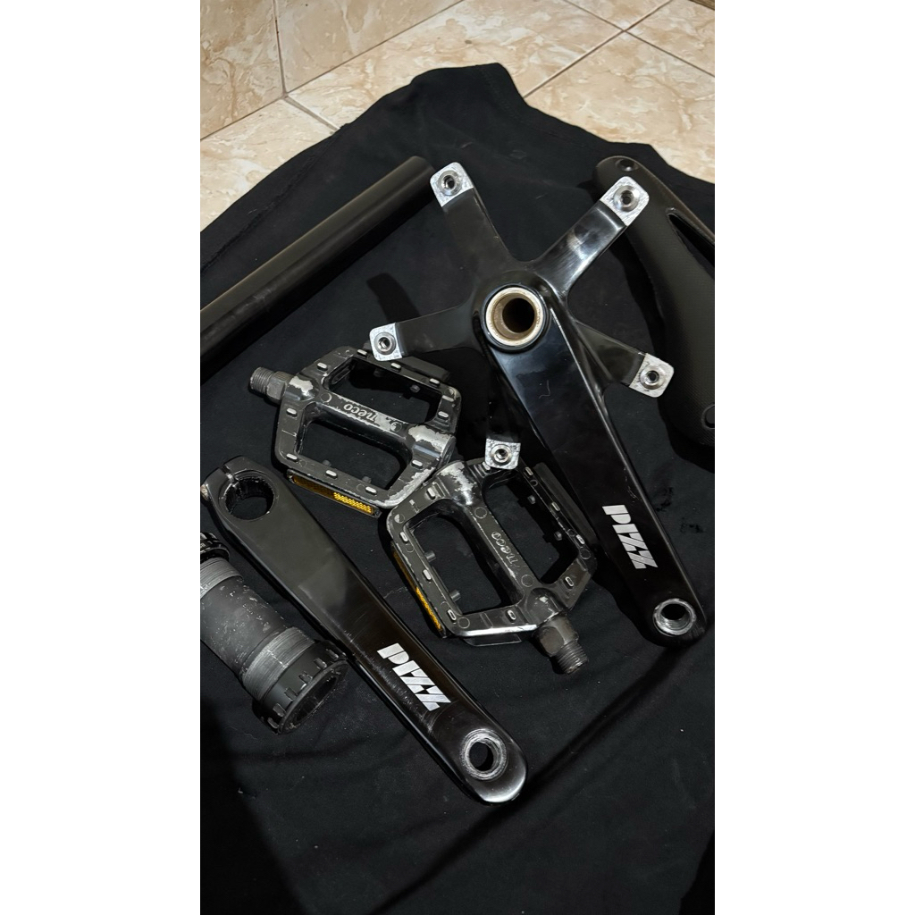 crank arm pizz ht2 tanpa pedal