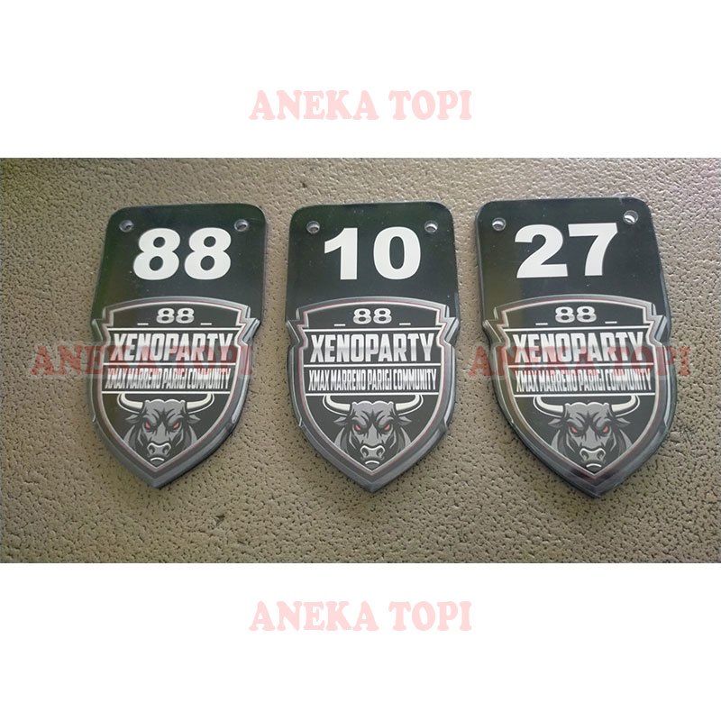 Emblem Custom Motor Akrilik Emblem Motor Custom - Aneka Topi