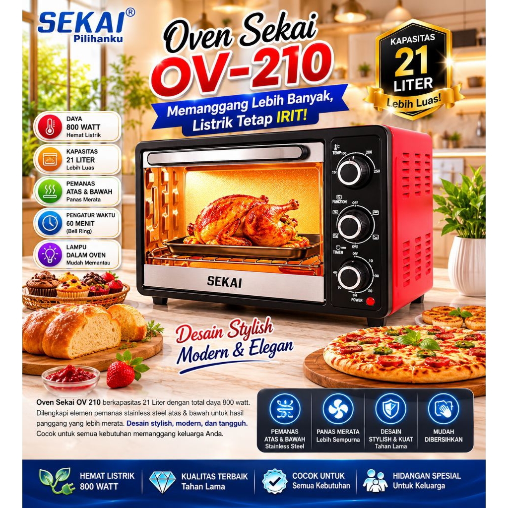 oven Sekai OV-2100