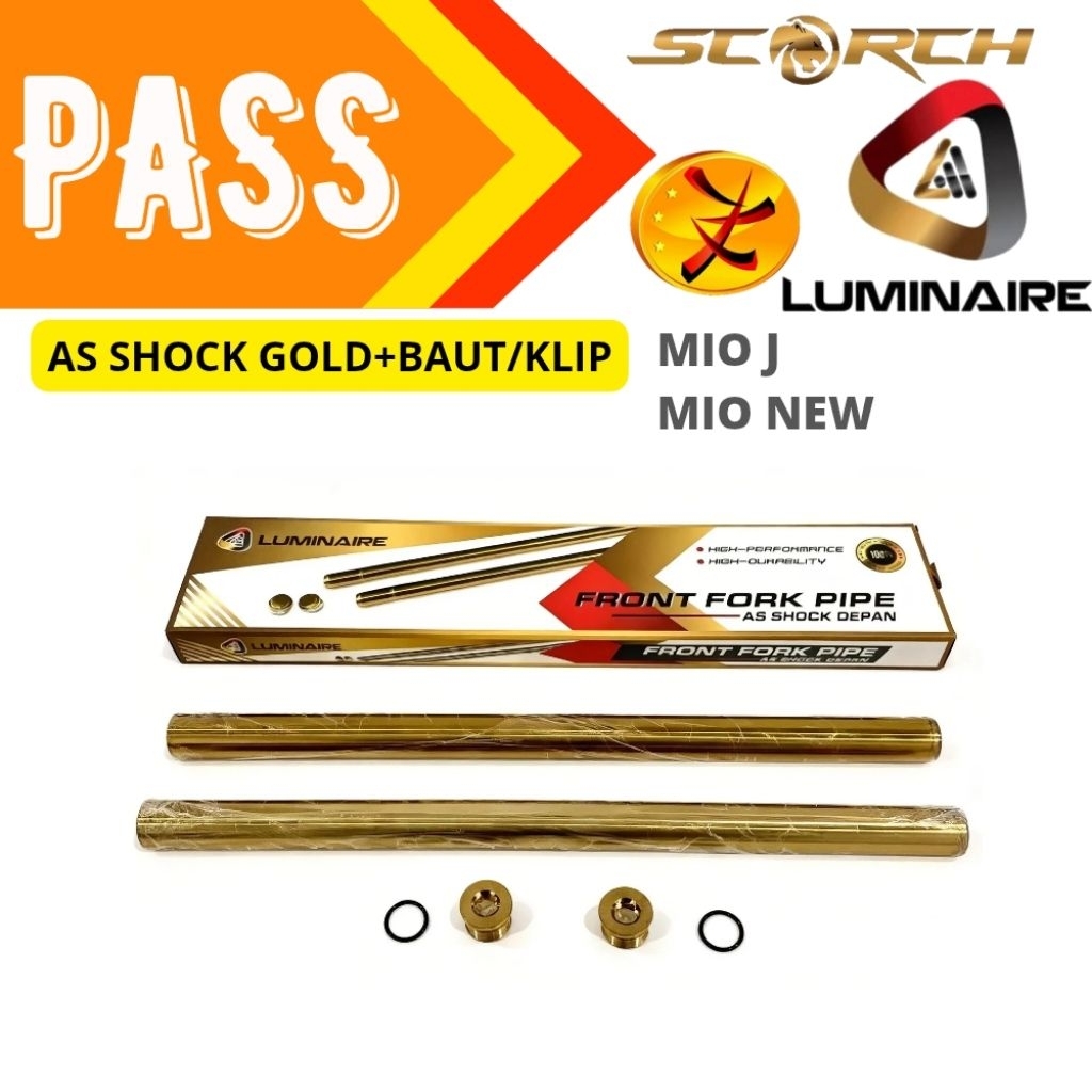 AS SHOCK DEPAN GOLD + BAUT/KLIP MIO J/MIO NEW - LUMINAIRE