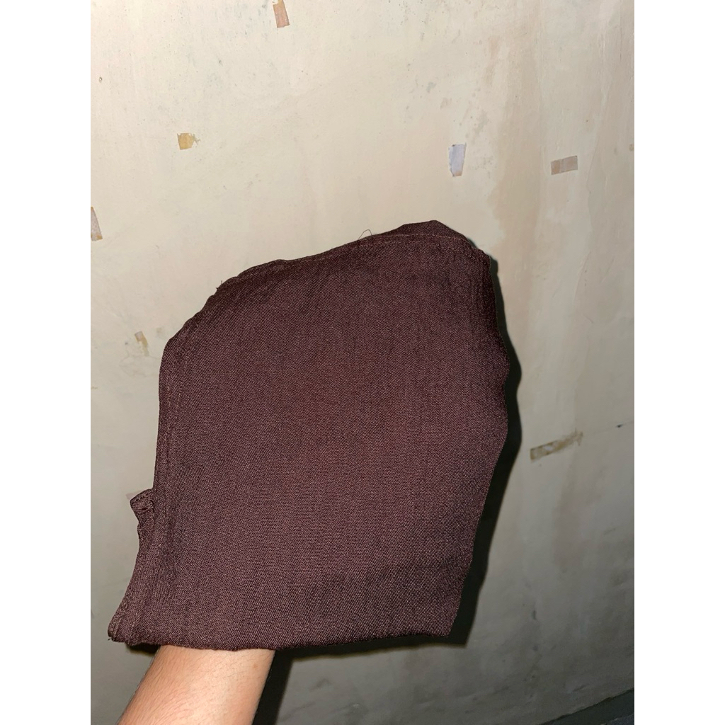 viscose hijabqa warna mahogany