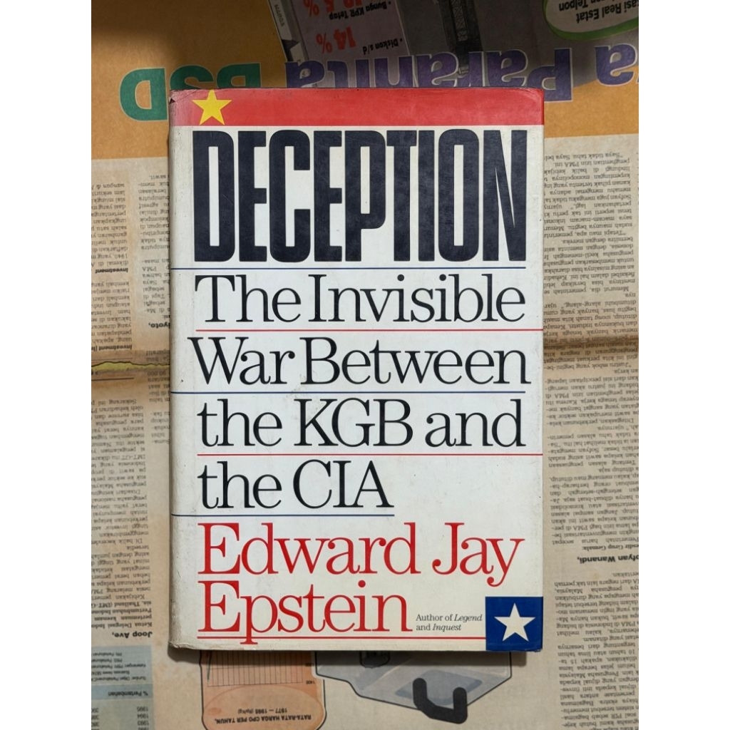 Buku Deception: The Invisible War Between the KGB and the CIA - Edward Jay Epstein
